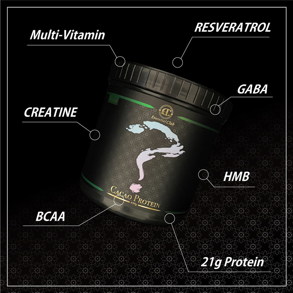 Cacao Vegan Protein/カカオ・ヴィーガン・プロテイン 420g - Essential Club
